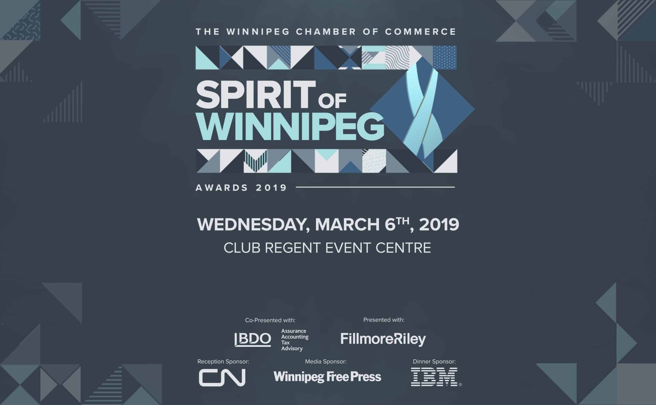 2019 Spirit of Winnipeg Award Finalist